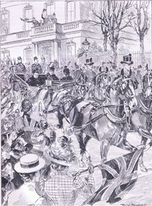 La dernière visite de la Reine à Londres en mars 1900, illustration de l