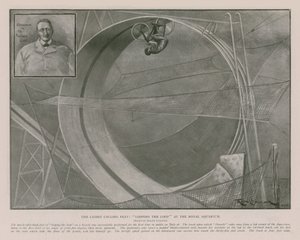 Le dernier exploit cycliste (gravure) - Ralph Cleaver