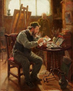 Portrait de Stephen Brownlow, 1892 - Ralph Hedley