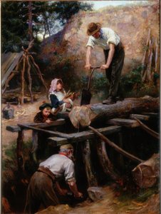 Scieurs de bois, 1896 - Ralph Hedley