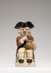 Toby-jug en faïence de Staffordshire, c.1785 - Ralph Junior Wood