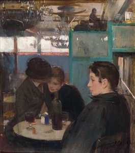 Intérieur du Moulin de la Galette - Ramón Casas