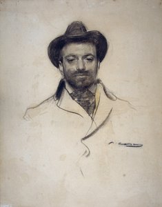 Portrait du peintre et photographe espagnol José Maria Sert - Ramón Casas