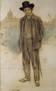 Portrait de Pablo Picasso - Ramón Casas