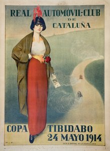 Real Automovil Club de Cataluna (Affiche) - Ramón Casas