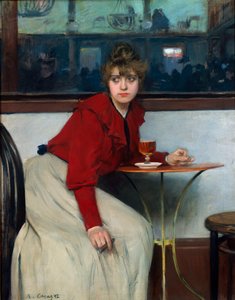Au Moulin de la Galette ou La Madeleine - Ramon Casas i Carbo
