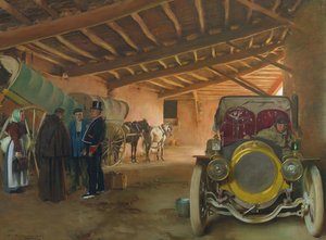 La remise - Ramon Casas i Carbo