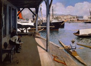 Yacht Club à Barcelone - Ramon Casas i Carbo