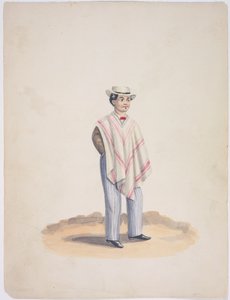 Quito en poncho et nœud papillon - Ramon Salas
