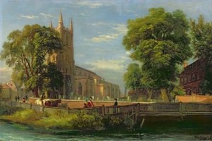 Église paroissiale de Croydon, 1839 - Ramsay Richard Reinagle