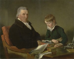 Francis Noel Clarke Mundy et son petit-fils, William Mundy