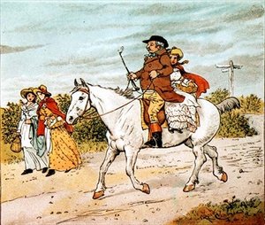 Un fermier trottait sur sa jument grise - Randolph Caldecott
