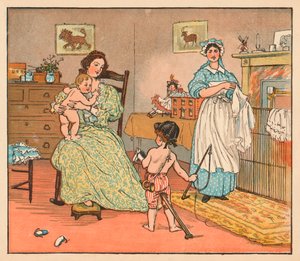 Bye, Baby Bunting, 1882 - Randolph Caldecott