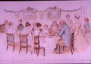 Dîner de Noël - Randolph Caldecott