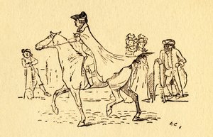 John Gilpin part pour son voyage à Edmonton, 1878, c. 1918 - Randolph Caldecott