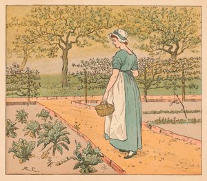 Alors elle est allée dans le jardin