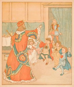 Le Roi de Cœur, appelé pour ces tartes, 1880 - Randolph Caldecott