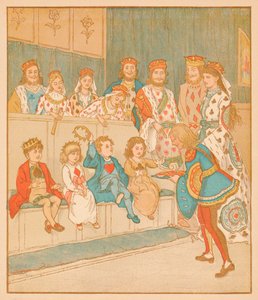 Le Valet de Cœur, a rapporté ces tartes, 1880 - Randolph Caldecott