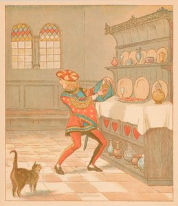 Le Valet de Cœur, Il a volé ces tartes, 1880 - Randolph Caldecott