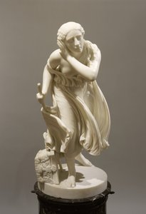 Nydia, la fille aveugle de Pompéi, c.1888 (marbre) - Randolph Rogers