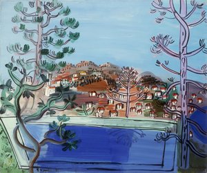 A Pool at Golfe Juan ; Le Reservoir a Golfe Juan - Raoul Dufy