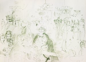 Ball at the Moulin de la Galette; Bal au Moulin de la Galette - Raoul Dufy