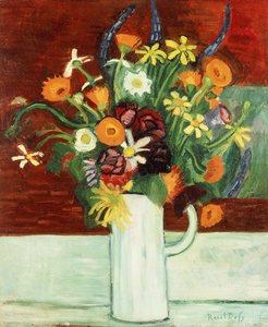 Bouquet of Flowers in a Vase; Bouquet de Fleurs dans un Vase - Raoul Dufy