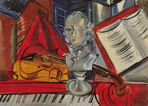 Hommage à Mozart, vers 1945 (huile sur toile)