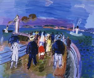 Honfleur Docks; Le Quai de Honfleur - Raoul Dufy
