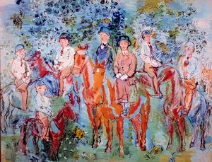 Cavaliers dans les bois - Raoul Dufy