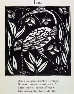 Ibis - in “Le Bestiaire ou cortege d