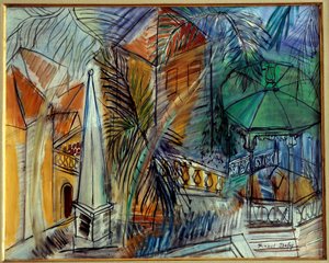 Jardin public a Hyeres - Raoul Dufy