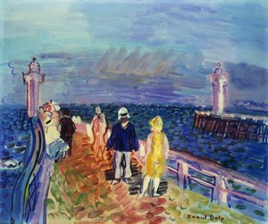 Jettys at Trouville-Deauville; Les Jetees de Trouville-Deauville - Raoul Dufy