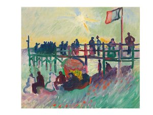 L’Estacade au Havre, c.1905-06 (oil on canvas)
