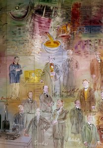 La Fee Electricite, détail : Portraits d