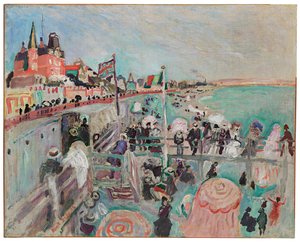 La plage du Havre - Raoul Dufy