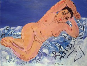 Grand bleu nu