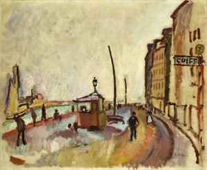 Le Havre, c.1906-07 (oil on canvas) - Raoul Dufy