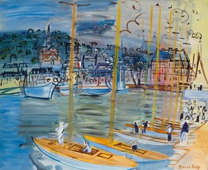 Le bassin de Deauville - Raoul Dufy