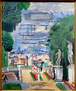 Le parc de Saint Cloud, 20e siècle (huile sur toile) - Raoul Dufy