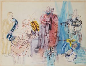 Musiciens mexicains - Raoul Dufy