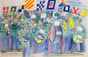 Musique à la Douane du Havre - Raoul Dufy