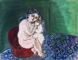 Nu au Fauteuil ; Nude with a Chair - Raoul Dufy