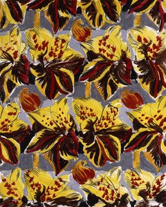 Fleurs Rouges et Jaunes ; Red and Yellow Flowers - Raoul Dufy
