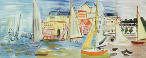 Régates à Deauville, vers 1930 (huile sur toile) - Raoul Dufy