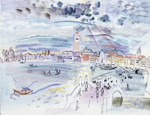 Riva degli Schiavoni, Venise - Raoul Dufy