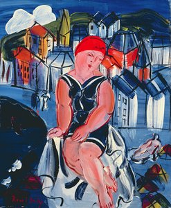 Petit bain à Sainte Adresse - Raoul Dufy