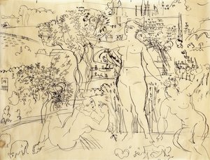 Study for the Palais de Chaillot Bar; Etude pour le Bar du Palais de Chaillot - Raoul Dufy