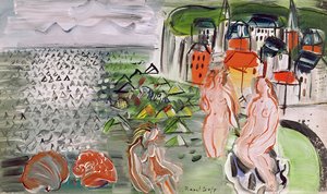 La baie de Sainte-Adresse (huile sur toile)