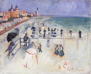 La Plage de Sainte-Adress, vers 1905 (huile sur toile) - Raoul Dufy